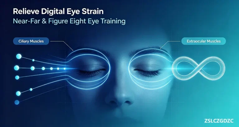online eye training to relieve digital eye strain